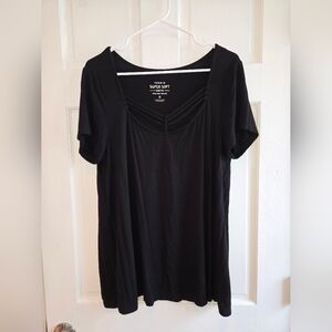 Torrid Black Short Sleeve Tee